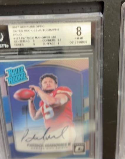 2017 Donruss Optic #177 Patrick Mahomes II Rated Rookie — front