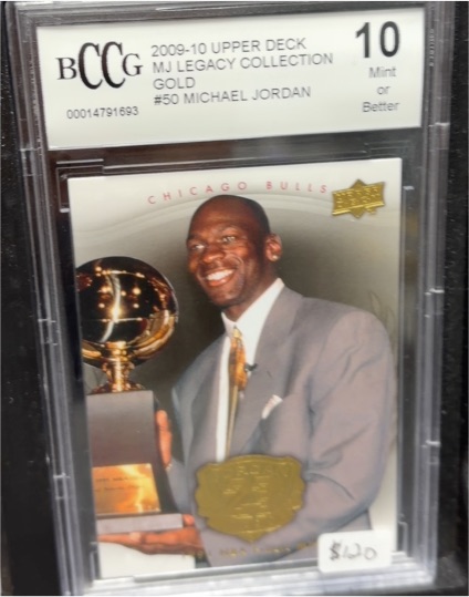 2009-10 Upper Deck MJ Legacy Collection Gold #50 Michael Jordan — front