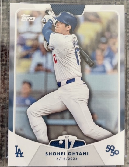 2024 Topps 50/50 #17 Shohei Ohtani — front