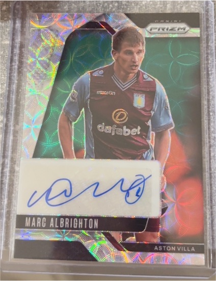 2024-25 Panini Prizm Premier League #S-MA Marc Albrighton — front