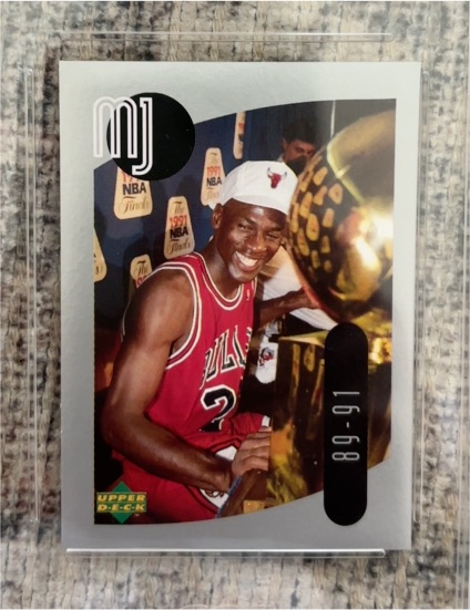 1998 Upper Deck MJ Sticker #30 Michael Jordan — front