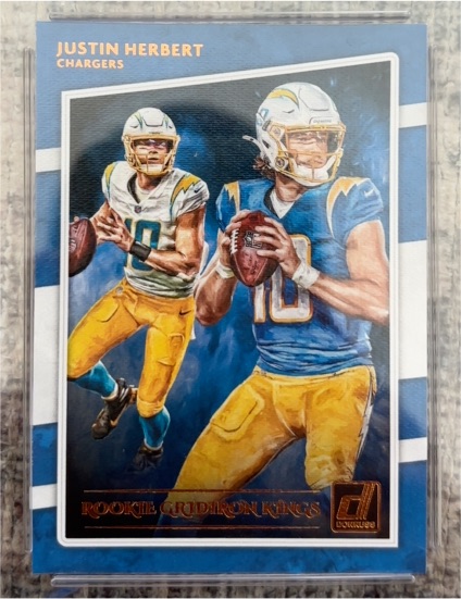 2020 Donruss Rookie Gridiron Kings #RGK-JH Justin Herbert — front