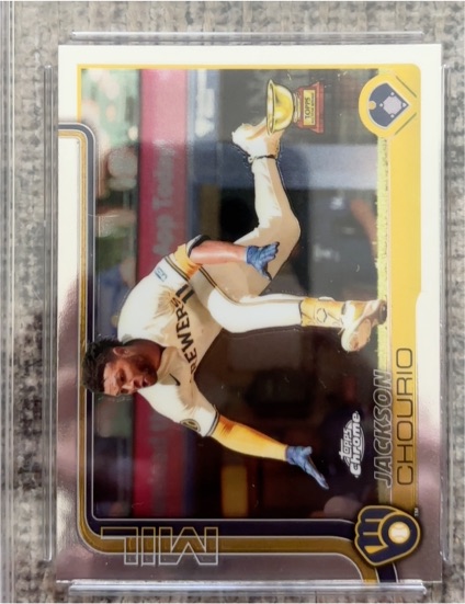 2025 Topps Chrome #262 Jackson Chourio — front