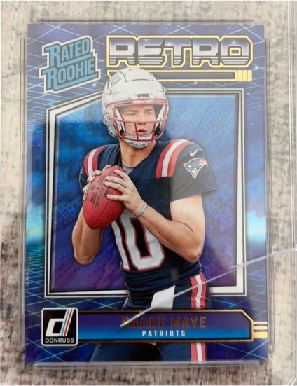 2024 Donruss #16 Drake Maye Rated Rookie Retro — front