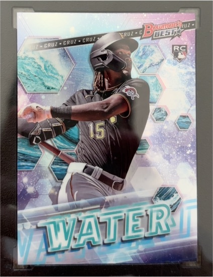 2022 Bowman's Best Elements of Excellence #EE-10 Oneil Cruz — front