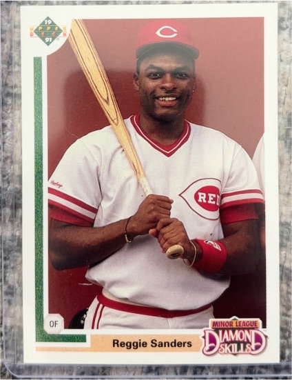 1991 Upper Deck Final Edition #11F Reggie Sanders — front