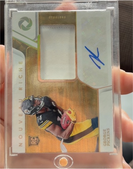 2023 Panini Nouveau Riche #NR-GP George Pickens — front