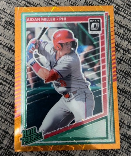 2025 Panini Donruss Optic #141 Aidan Miller — front