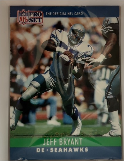 1990 Pro Set #300 Jeff Bryant — front