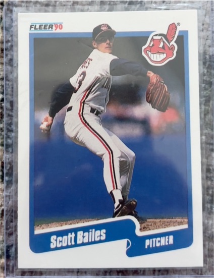 1990 Fleer #484 Scott Bailes — front