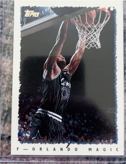 1994-95 Topps #78 Anthony Avent Orlando Magic — front