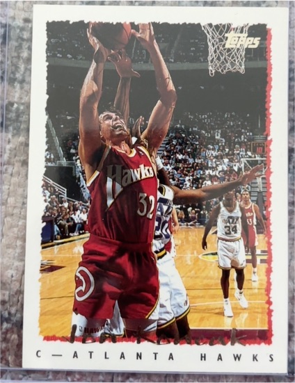 1994-95 Topps #68 Jon Koncak Atlanta Hawks — front