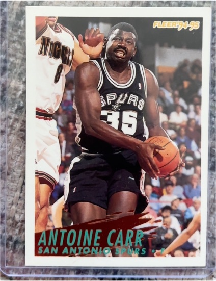 1994-95 Fleer #202 Antoine Carr — front