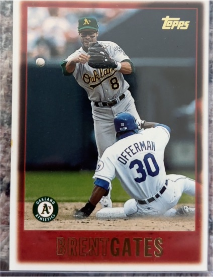 1997 Topps #296 Brent Gates — front