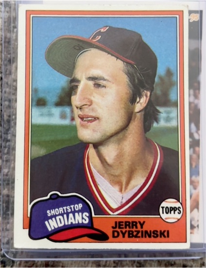 1981 Topps #198 Jerry Dybzinski — front