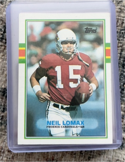 1989 Topps #283 Neil Lomax Phoenix Cardinals — front