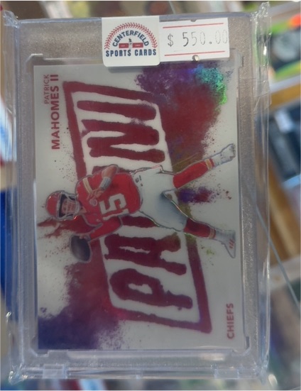 2024 Panini National VIP Gold Pack Color Blast #PM Patrick Mahomes II — front