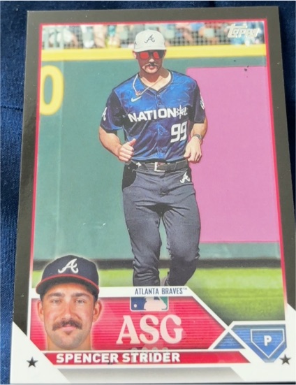 2023 Topps Update 2023 All-Star Game #ASG-45 Spencer Strider — front