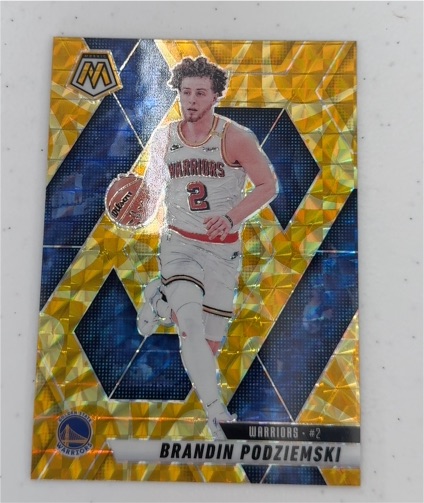 2024-25 Panini Mosaic #105 Brandin Podziemski — front