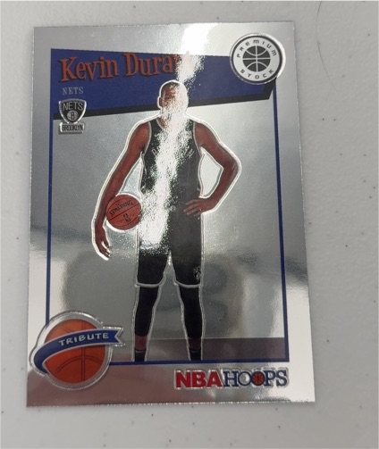 2019-20 Panini NBA Hoops Premium Stock #284 Kevin Durant Tribute — front