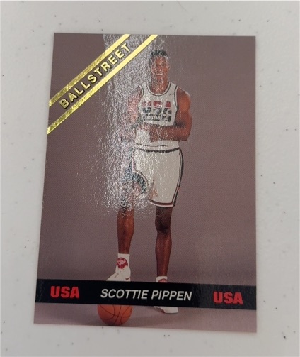 1992 Ballstreet Scottie Pippen USA Basketball Card — front