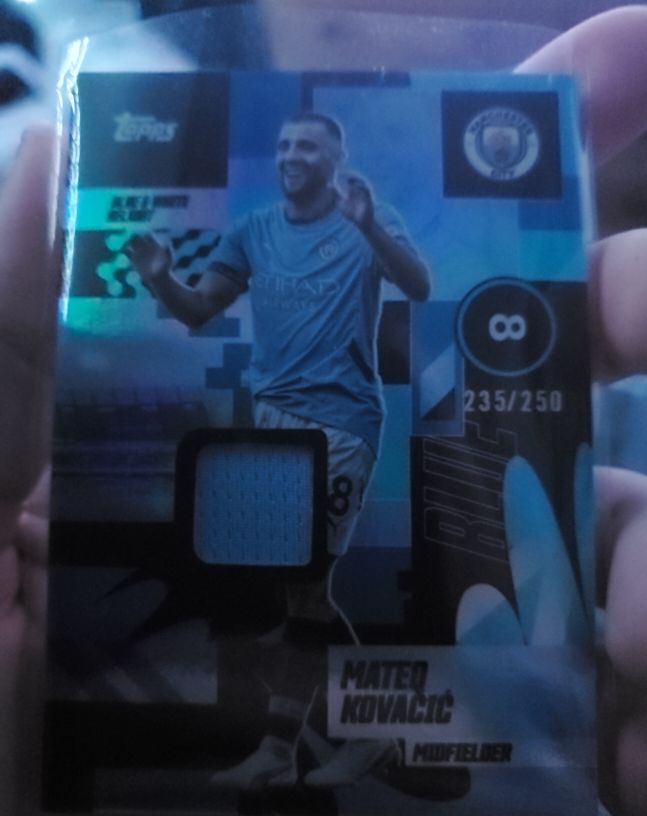 2024-25 Topps Manchester City Team Set #8 Mateo Kovacic — front