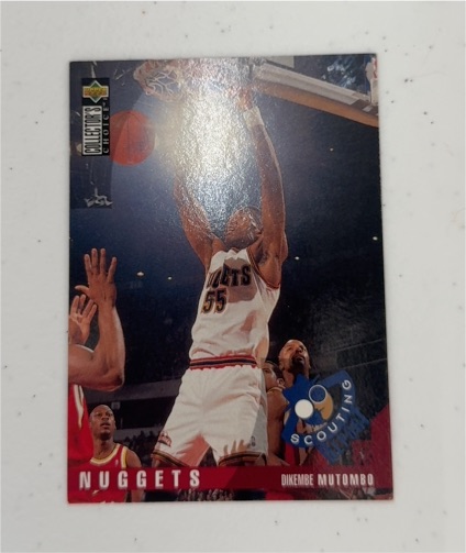 1995-96 Upper Deck Collector's Choice #327 Dikembe Mutombo — front