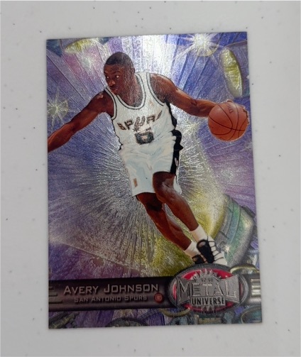 1997-98 Metal Universe #5 Avery Johnson — front