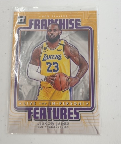 2020-21 Donruss Franchise Features #14 LeBron James — front