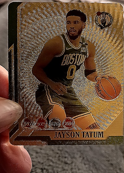 2023-24 Panini Prizm Jayson Tatum True Rookie Card — front