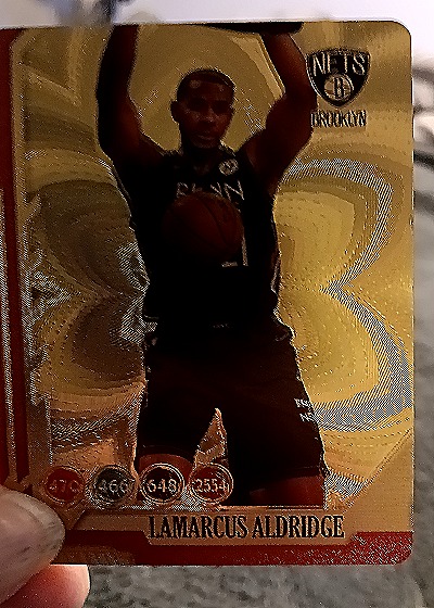 1996-97 Flair Showcase #83 LaMarcus Aldridge — front
