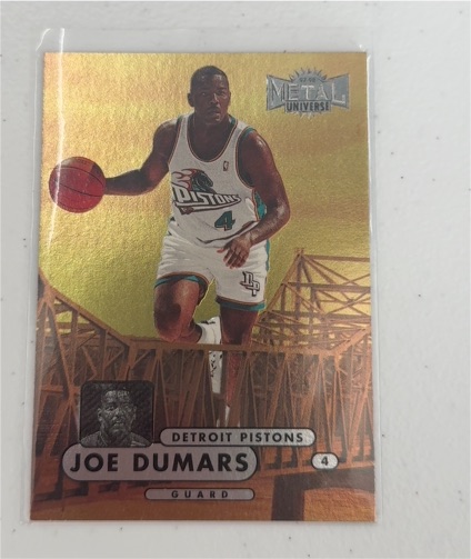 1997-98 Metal Universe Championship #4 Joe Dumars — front