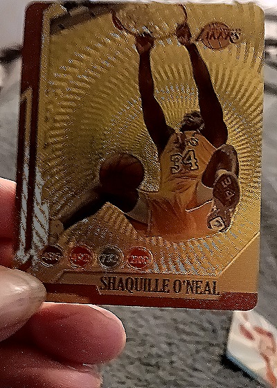 2024 NBA All Stars Gold Shaquille O'Neal — front