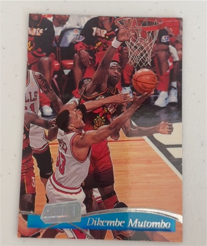 1997-98 Topps Stadium Club #124 Dikembe Mutombo — front