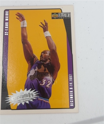 1997 Upper Deck Collector's Choice #C27 Karl Malone You Crash the Game — front
