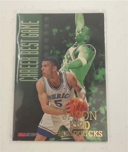 1996-97 Hoops Career Best Game #337 Jason Kidd Dallas Mavericks — front