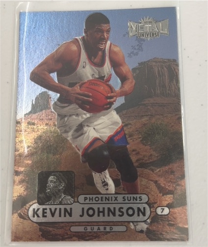 1997-98 Skybox Metal Universe #7 Kevin Johnson — front
