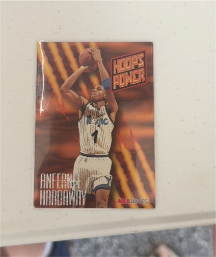 1995 NBA Hoops PR-38 Anfernee Hardaway Hoops Power — front