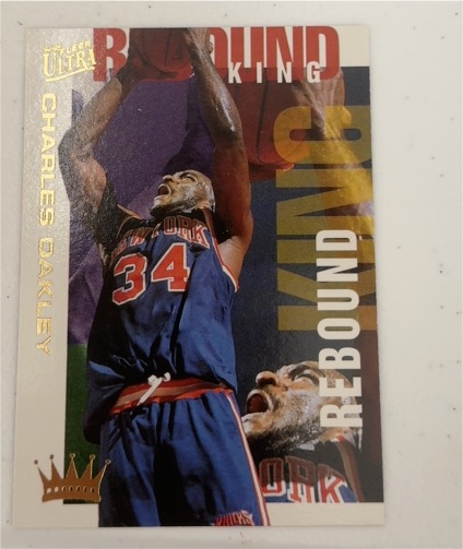 1994-95 Fleer Ultra #5 Charles Oakley Rebound King — front