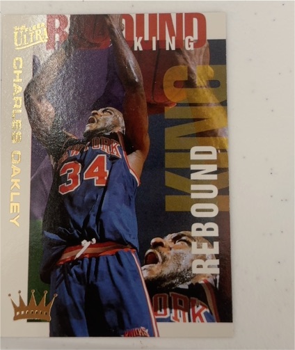 1994-95 Fleer Ultra #5 Charles Oakley Rebound Kings — front