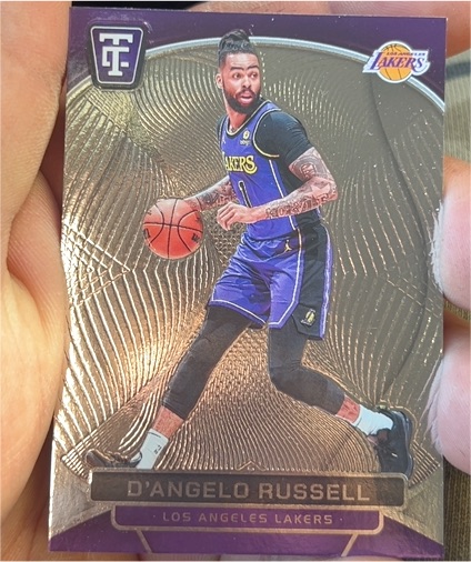 2024-25 Panini Totally Certified #26 D'Angelo Russell Los Angeles Lakers — front