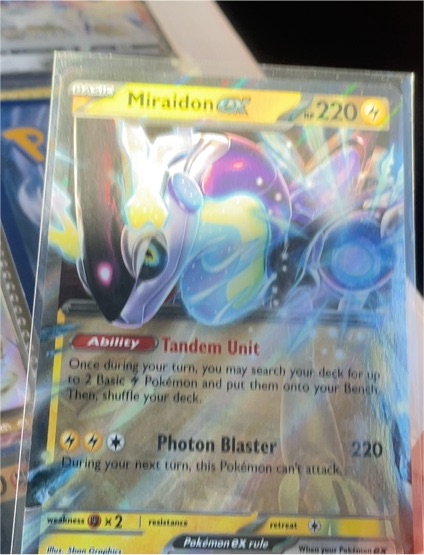 2023 Pokémon TCG Scarlet & Violet Base Set #081 Miraidon ex — front
