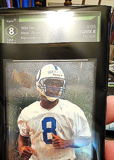 1996 Fleer #135 Marvin Harrison — front