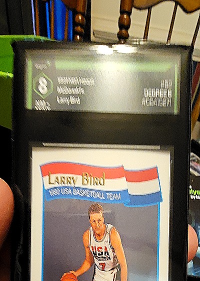 1984 McDonald's #8 Larry Bird — front