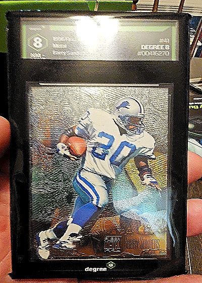 1996 Barry Sanders Fleer Metal #41 — front