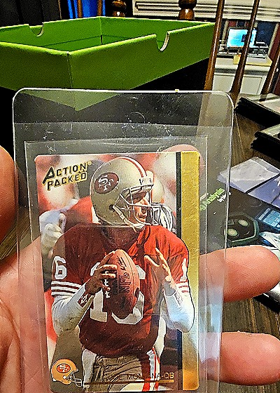 1994 Action Packed Braille #108 Steve Young — front