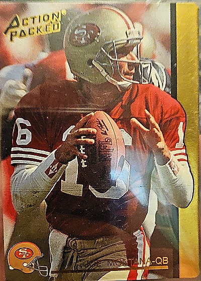 1992 Action Packed Rookie/Update #60 Joe Montana — front