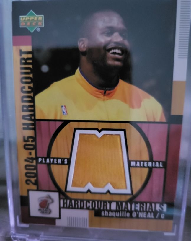 2004-05 Upper Deck Hardcourt Materials #HM-SO Shaquille O'Neal — front