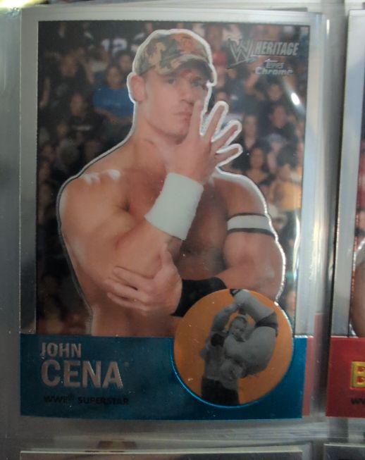 2007 Topps Chrome Heritage #1 John Cena — front