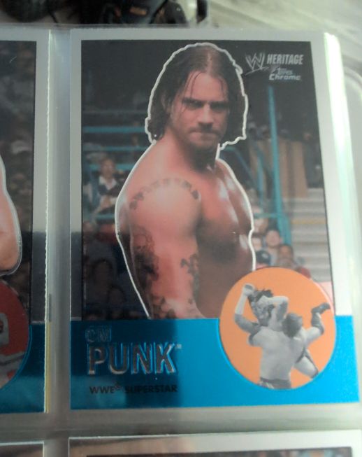 2007 Topps Heritage Chrome #39 CM Punk — front